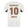 Officiële Voetbalshirt + Korte Broek Bayer 04 Leverkusen Florian Wirtz 10 Uit 2024-25 - Kids